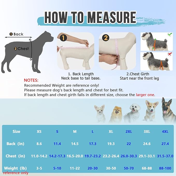Lukovee Recovery Suit for Dogs, Zipper On Recovery Suit for Female Male Dog, Onesie Abdominal Wounds Cone E-Collar Alternative Prevent Licking Spay Recovery Suit (Large, Grey)