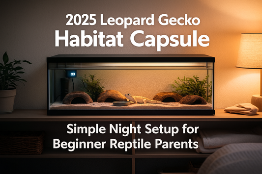 2025 Leopard Gecko Habitat Capsule: Simple Night Setup for Beginner Reptile Parents in Small Apartments