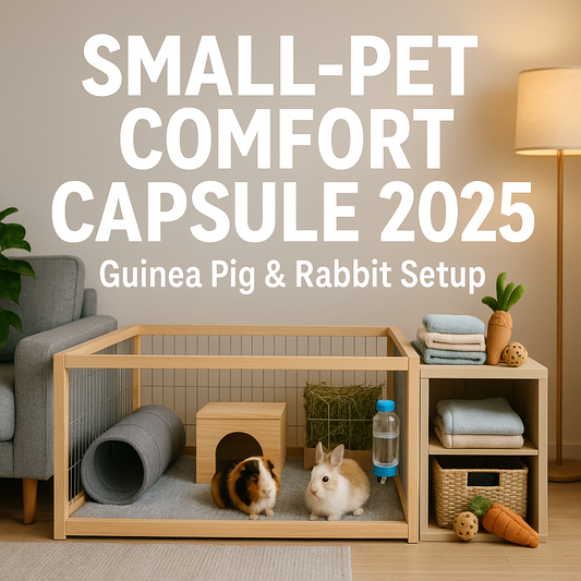 2025 Small-Pet Comfort Capsule: Cozy, Clean Guinea Pig & Rabbit Setups for Apartment Living