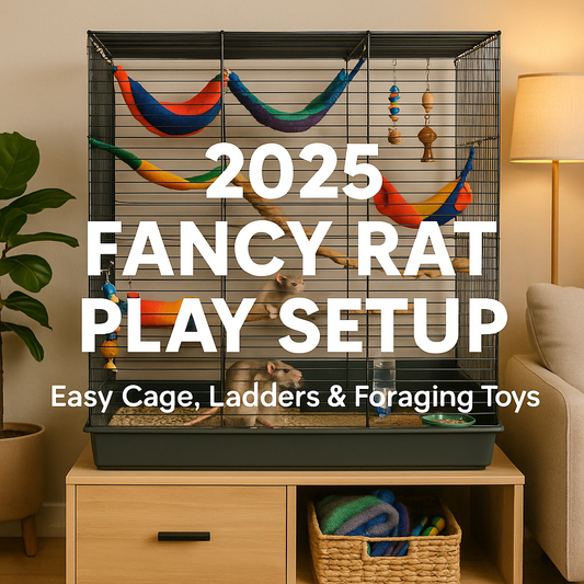 “2025 Fancy Rat Play & Bonding Setup: Easy Cage, Ladders & Foraging Toys for Smart Small Pets”