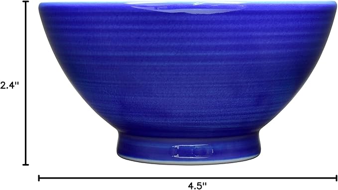 Mino Ware Japanese Rice Bowl, Rice Ramen Noodle Soup Sarada Pasta, NEKOCHIGURA Cat Design, 4.5 inch 9.2 fl oz, Buchi
